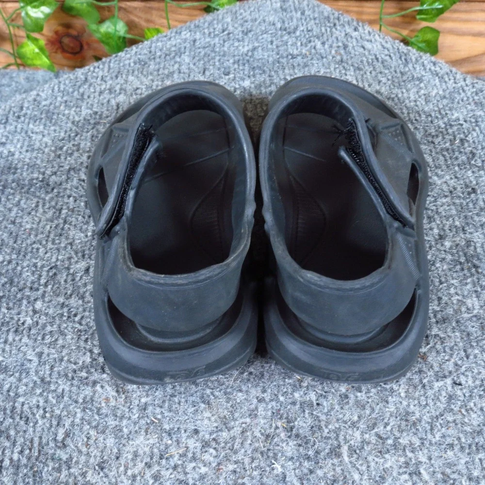Teva Hurricane Drift Toddler Sport Sandals Size 10 Water Friendly Black EVA